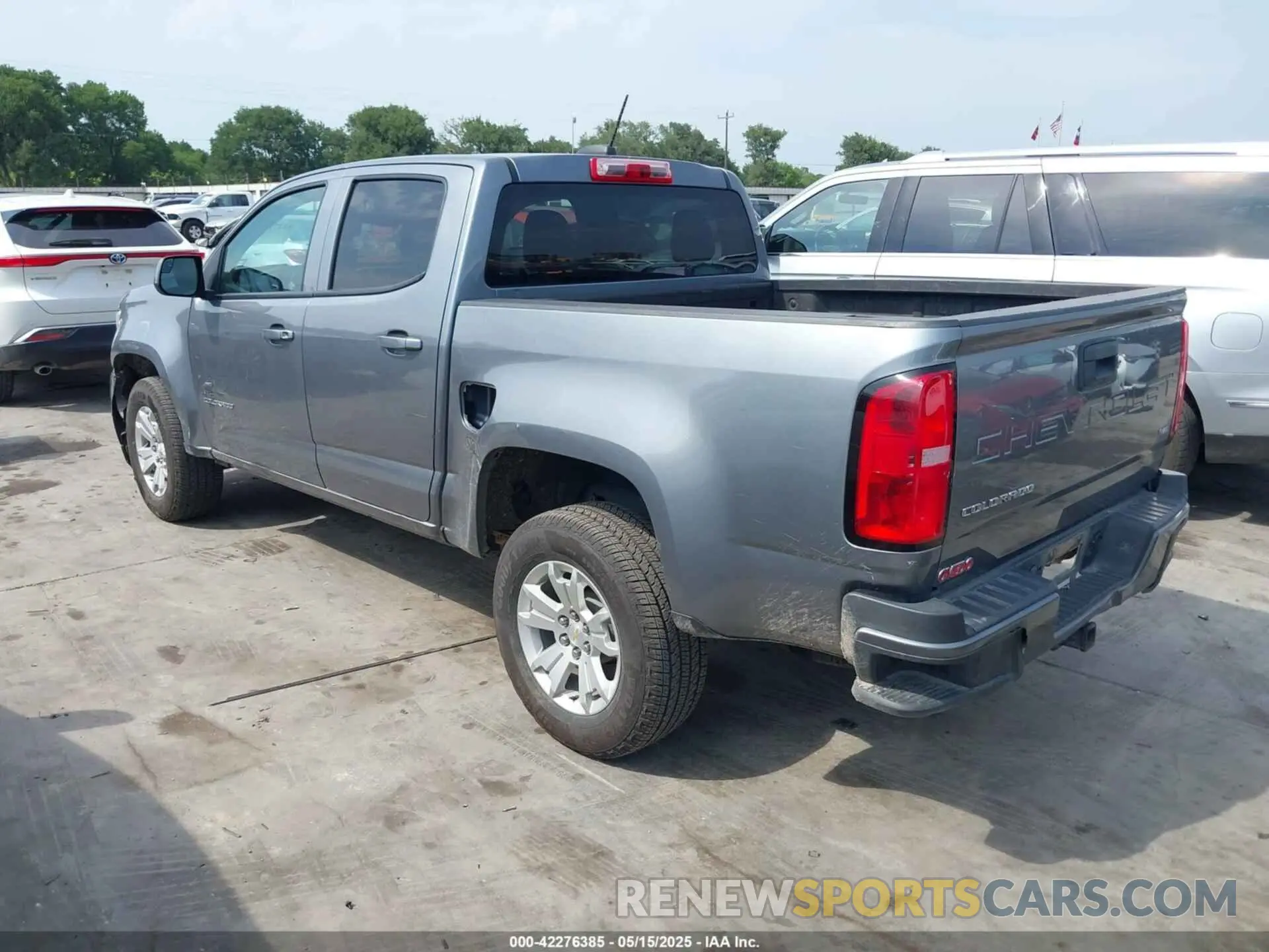 3 Фотография поврежденного автомобиля 1GCGSCEN3N1308067 CHEVROLET COLORADO 2022