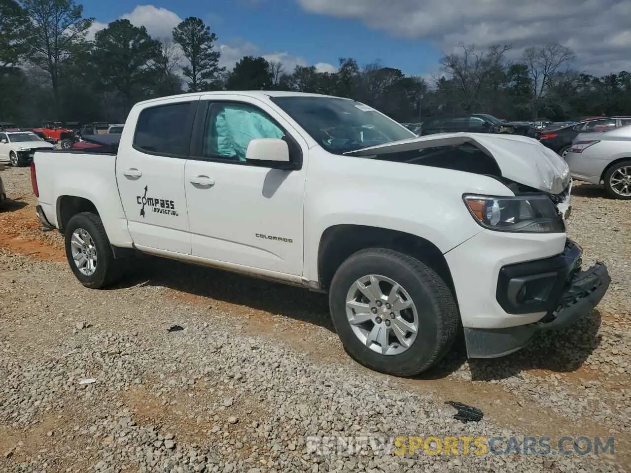 4 Photograph of a damaged car 1GCGSCEN5N1105004 CHEVROLET COLORADO 2022