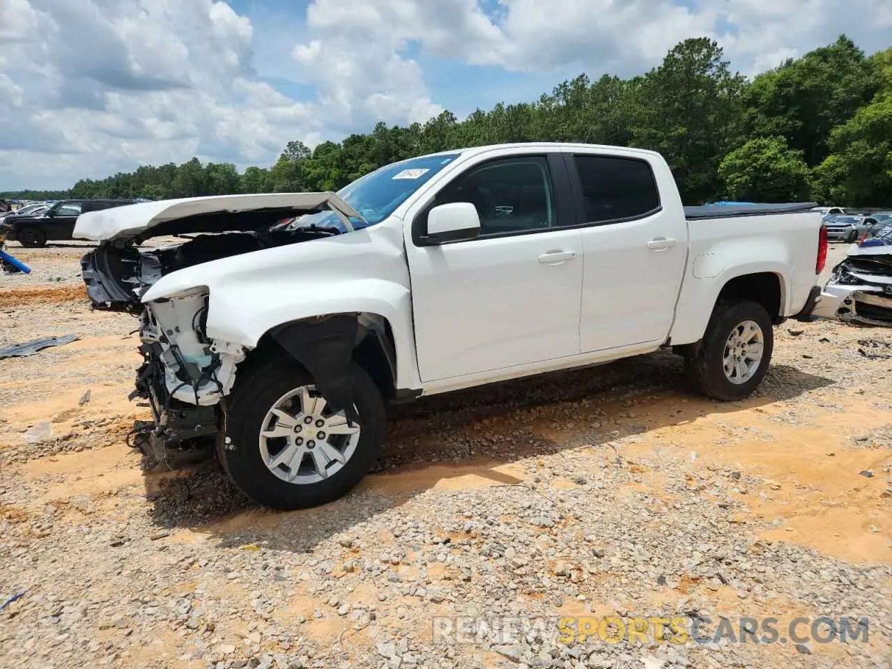 1 Photograph of a damaged car 1GCGSCEN6N1188801 CHEVROLET COLORADO 2022