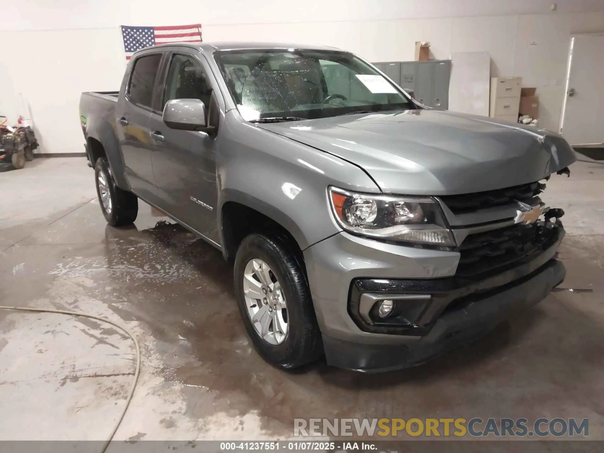 1 Photograph of a damaged car 1GCGSCEN7N1251047 CHEVROLET COLORADO 2022