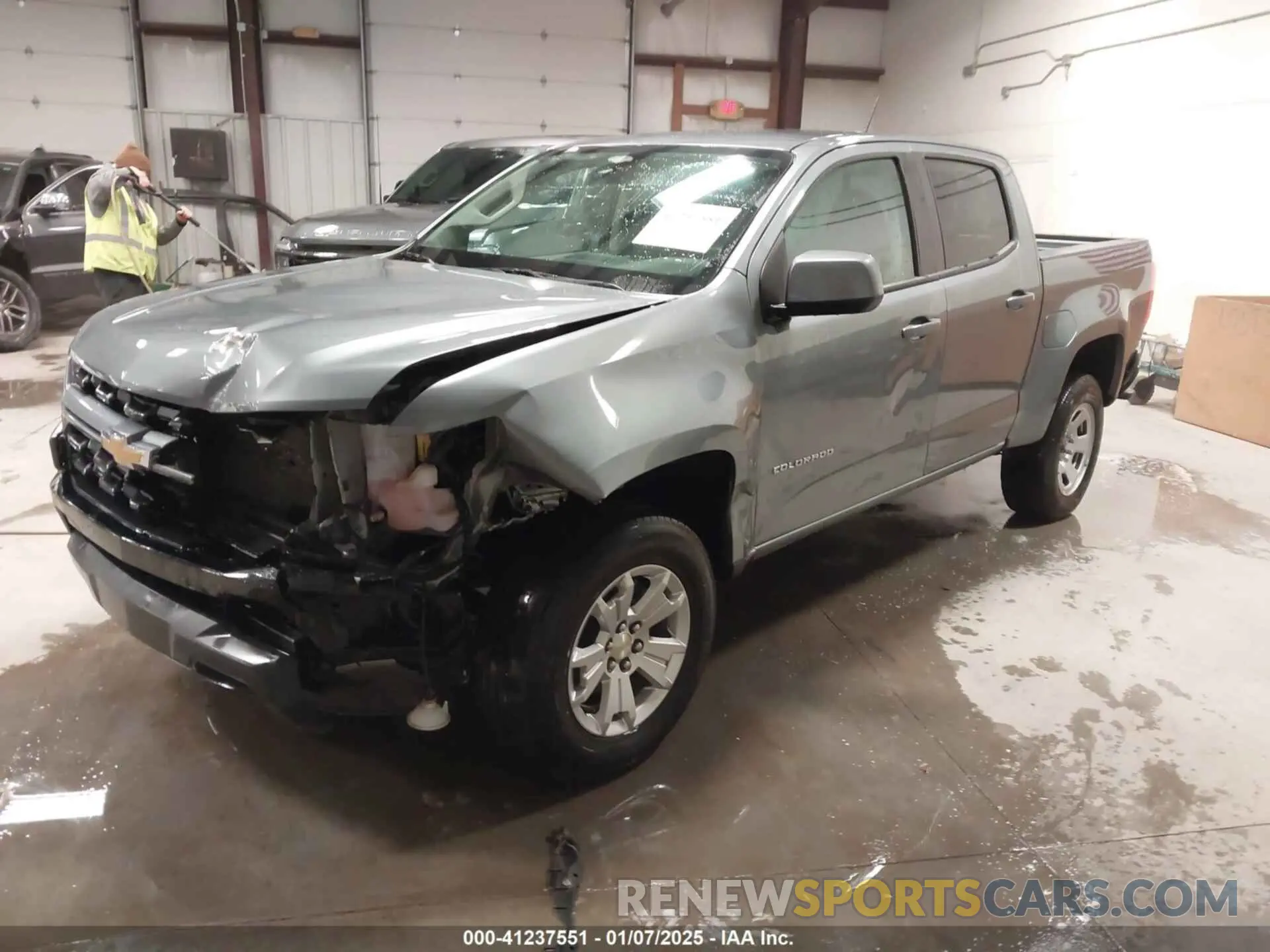 2 Photograph of a damaged car 1GCGSCEN7N1251047 CHEVROLET COLORADO 2022