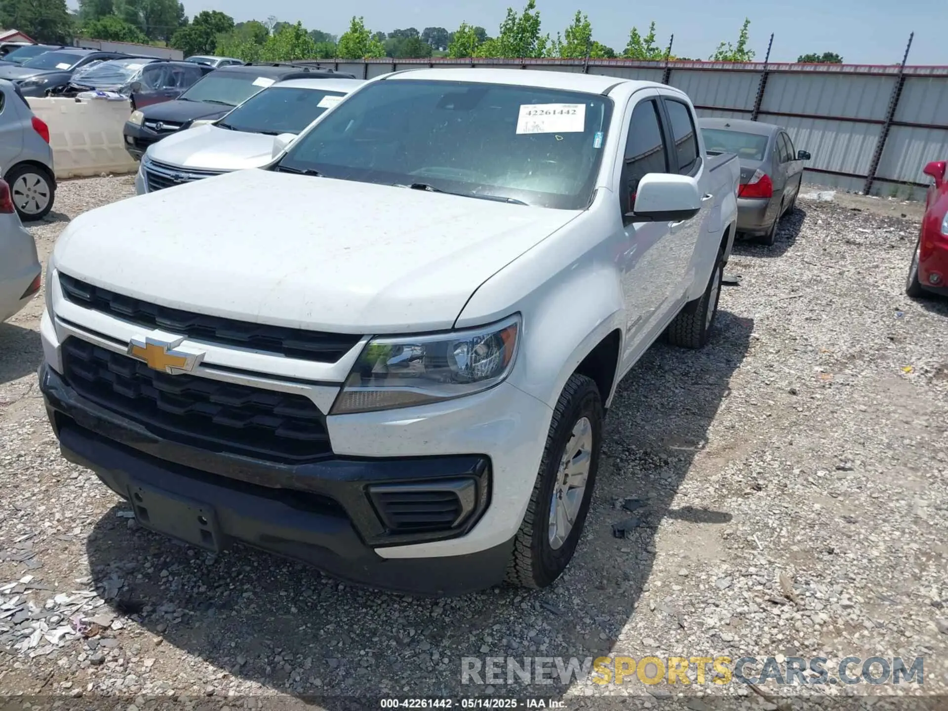 2 Photograph of a damaged car 1GCGSCEN8N1159669 CHEVROLET COLORADO 2022