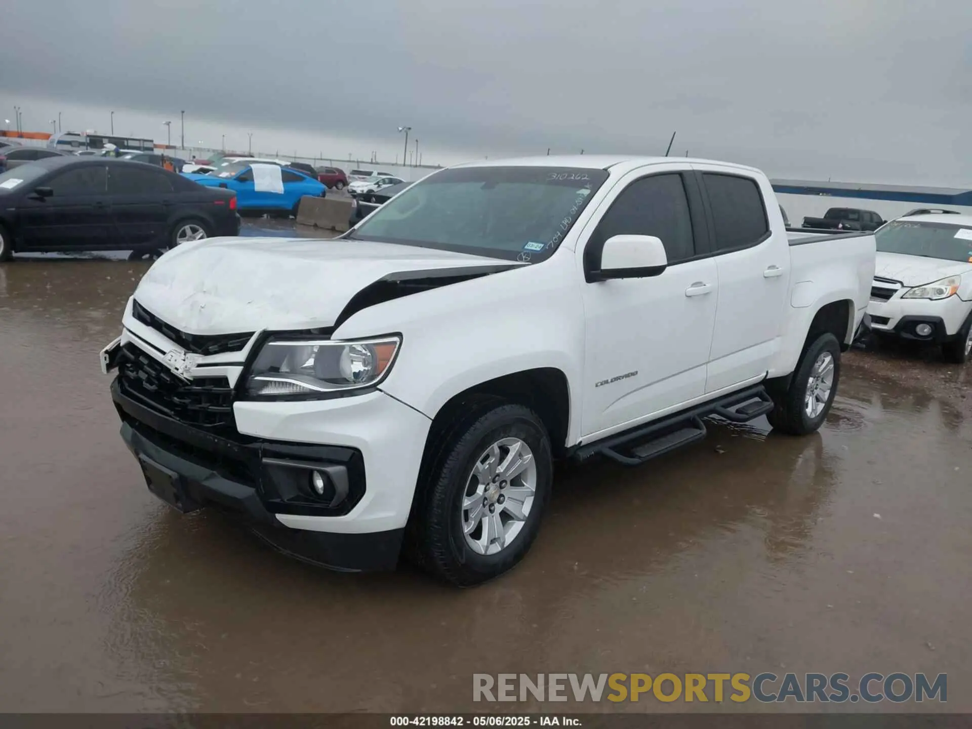 2 Photograph of a damaged car 1GCGSCEN9N1182474 CHEVROLET COLORADO 2022