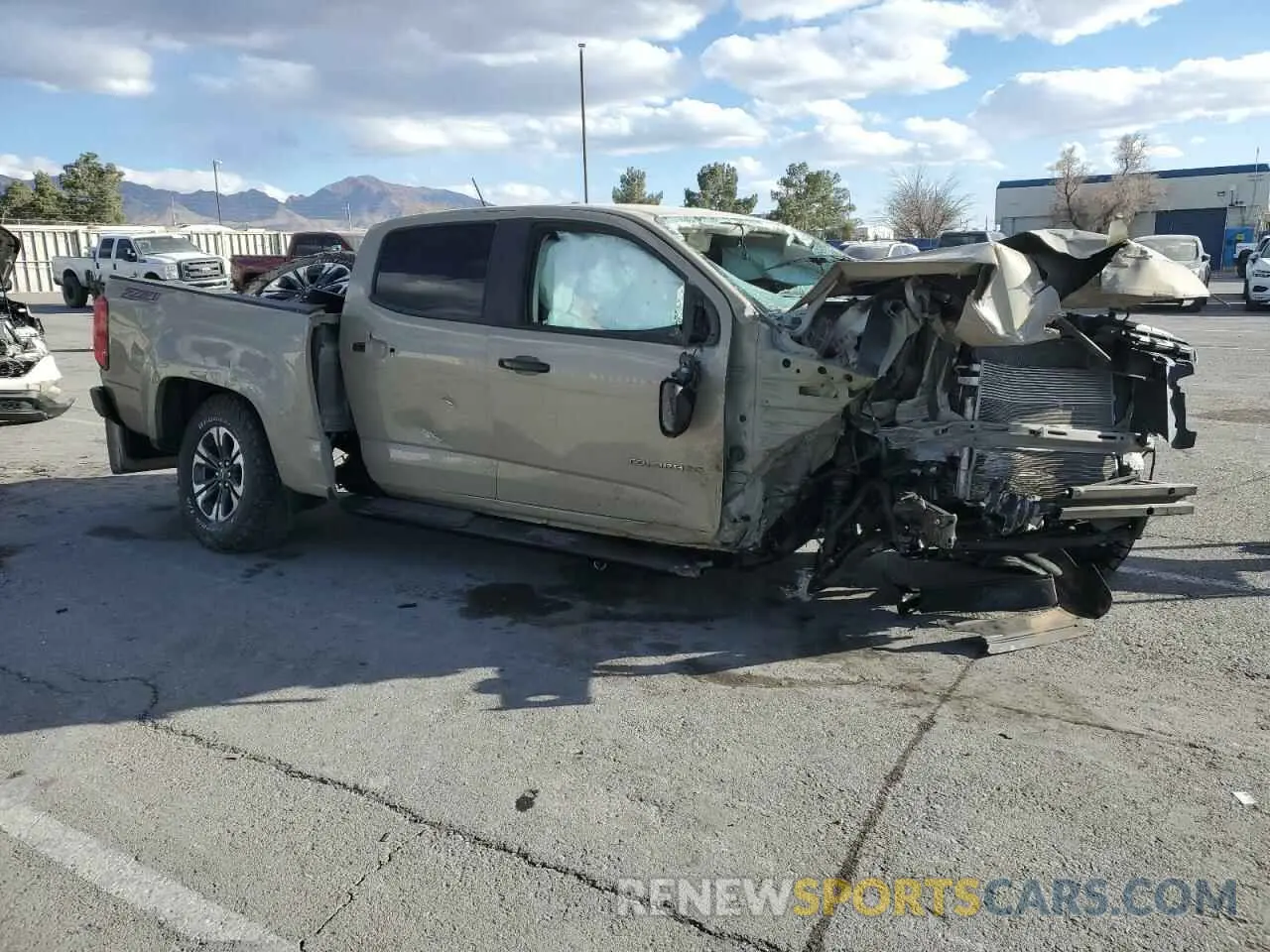 4 Photograph of a damaged car 1GCGSDEN4N1224278 CHEVROLET COLORADO 2022