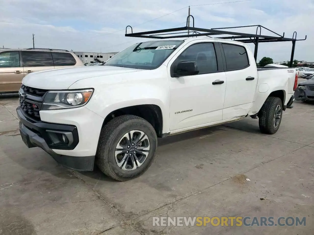 1 Photograph of a damaged car 1GCGSDEN4N1265865 CHEVROLET COLORADO 2022