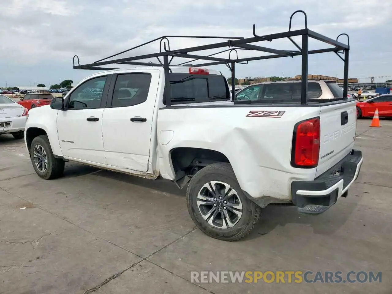2 Photograph of a damaged car 1GCGSDEN4N1265865 CHEVROLET COLORADO 2022
