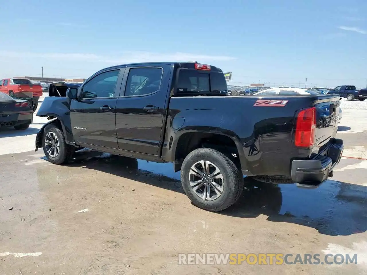 2 Photograph of a damaged car 1GCGSDEN6N1204453 CHEVROLET COLORADO 2022