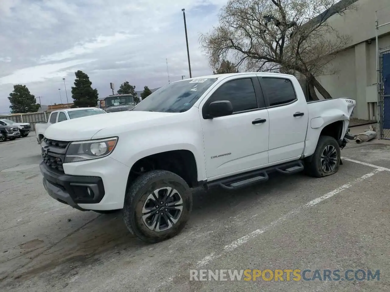 1 Photograph of a damaged car 1GCGSDEN7N1143761 CHEVROLET COLORADO 2022