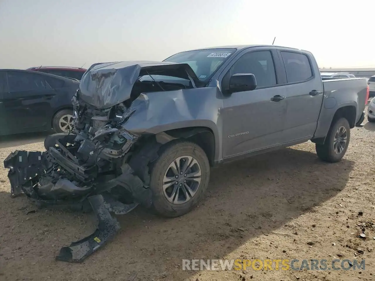 1 Photograph of a damaged car 1GCGSDEN8N1209072 CHEVROLET COLORADO 2022