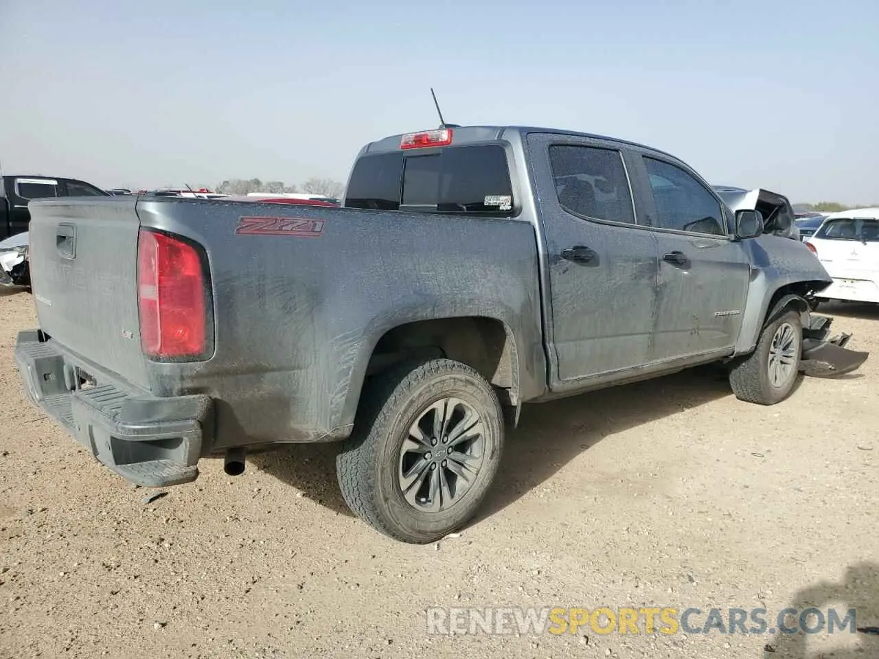 3 Photograph of a damaged car 1GCGSDEN8N1209072 CHEVROLET COLORADO 2022