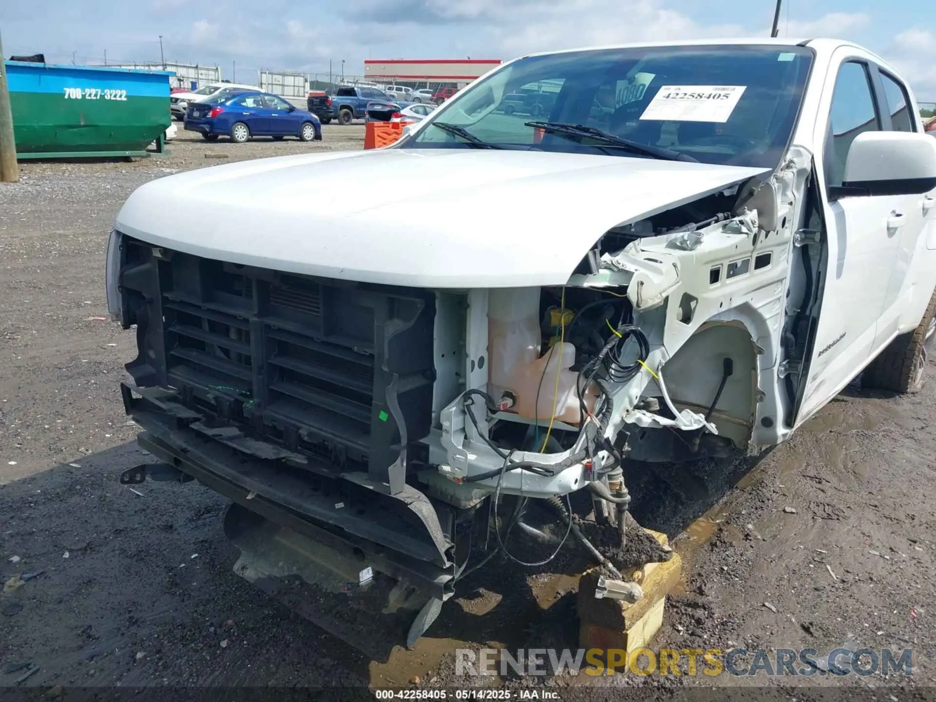 6 Фотография поврежденного автомобиля 1GCGTBEN0N1136281 CHEVROLET COLORADO 2022