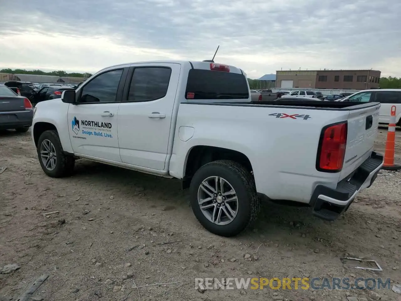 2 Фотография поврежденного автомобиля 1GCGTBEN0N1208743 CHEVROLET COLORADO 2022