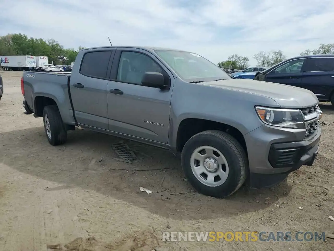 4 Photograph of a damaged car 1GCGTBEN1N1146432 CHEVROLET COLORADO 2022
