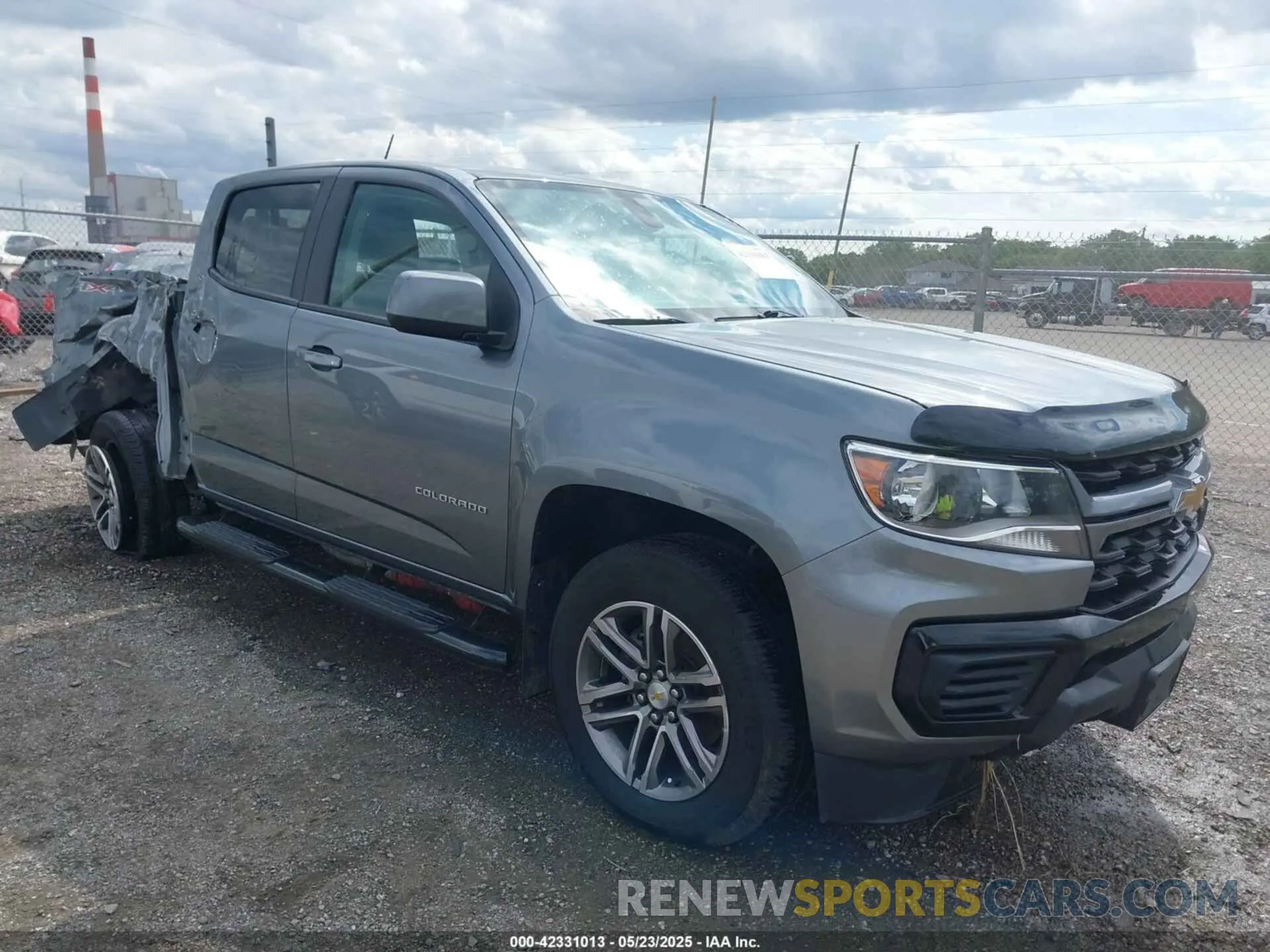 1 Photograph of a damaged car 1GCGTBEN2N1145080 CHEVROLET COLORADO 2022