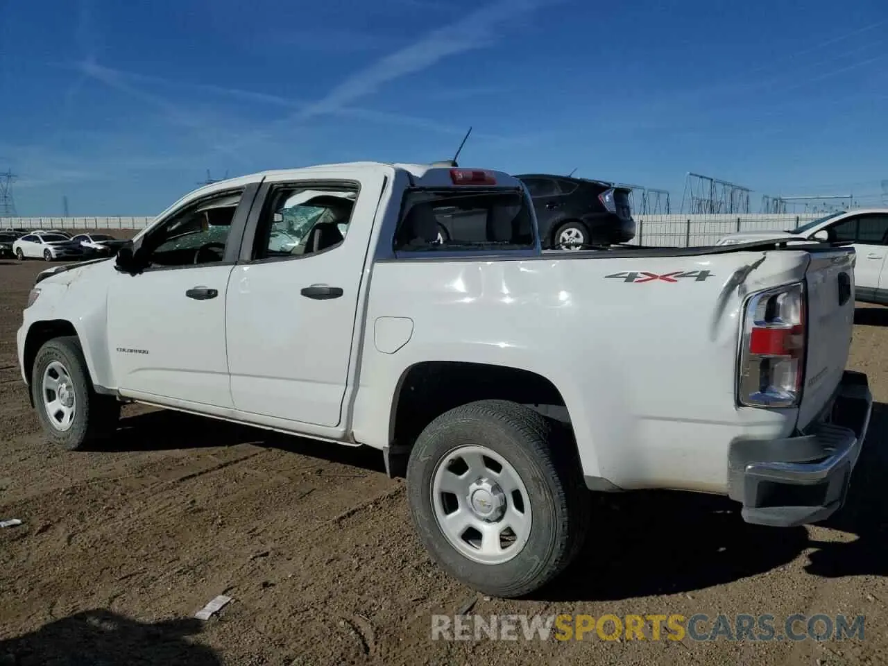 2 Photograph of a damaged car 1GCGTBEN7N1127755 CHEVROLET COLORADO 2022
