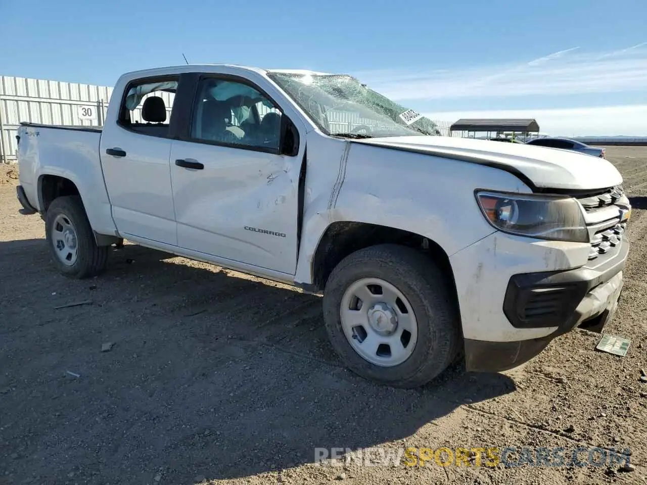 4 Photograph of a damaged car 1GCGTBEN7N1127755 CHEVROLET COLORADO 2022