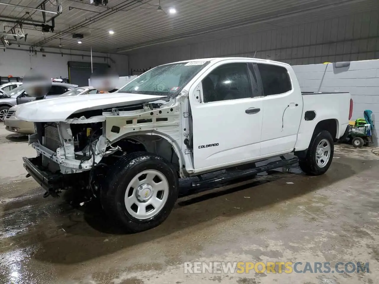 1 Photograph of a damaged car 1GCGTBEN8N1233003 CHEVROLET COLORADO 2022