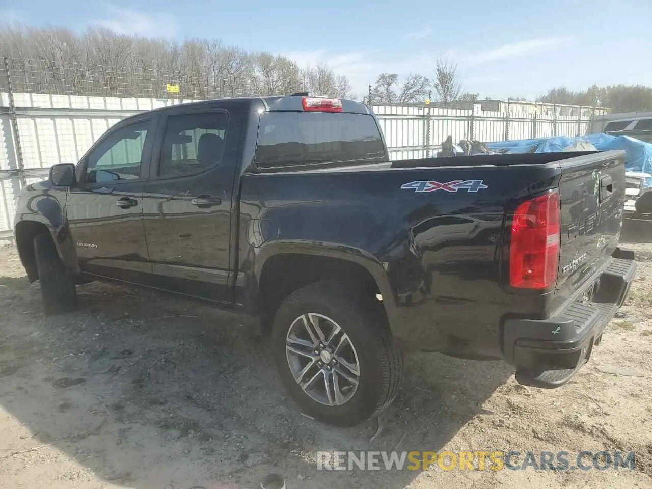 2 Фотография поврежденного автомобиля 1GCGTBEN9N1200737 CHEVROLET COLORADO 2022