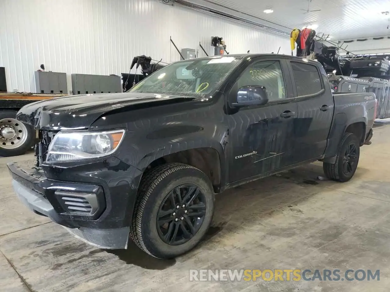 1 Photograph of a damaged car 1GCGTCEN1N1276197 CHEVROLET COLORADO 2022