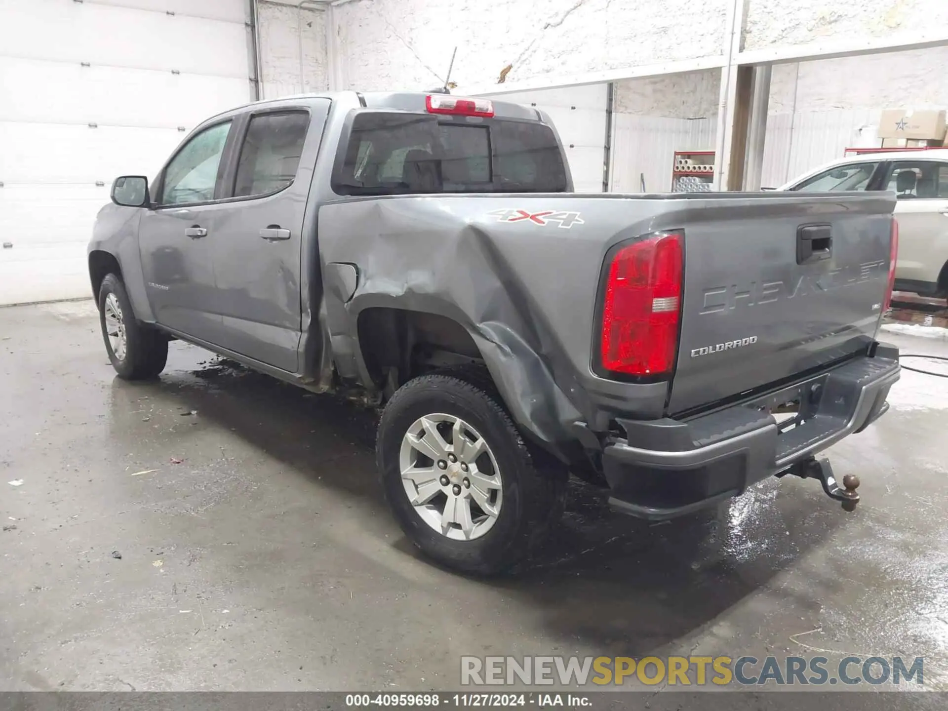 3 Фотография поврежденного автомобиля 1GCGTCEN2N1279626 CHEVROLET COLORADO 2022