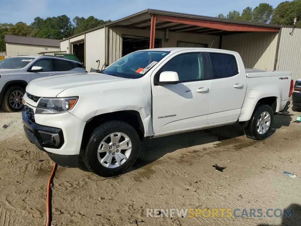 1 Photograph of a damaged car 1GCGTCEN3N1129850 CHEVROLET COLORADO 2022