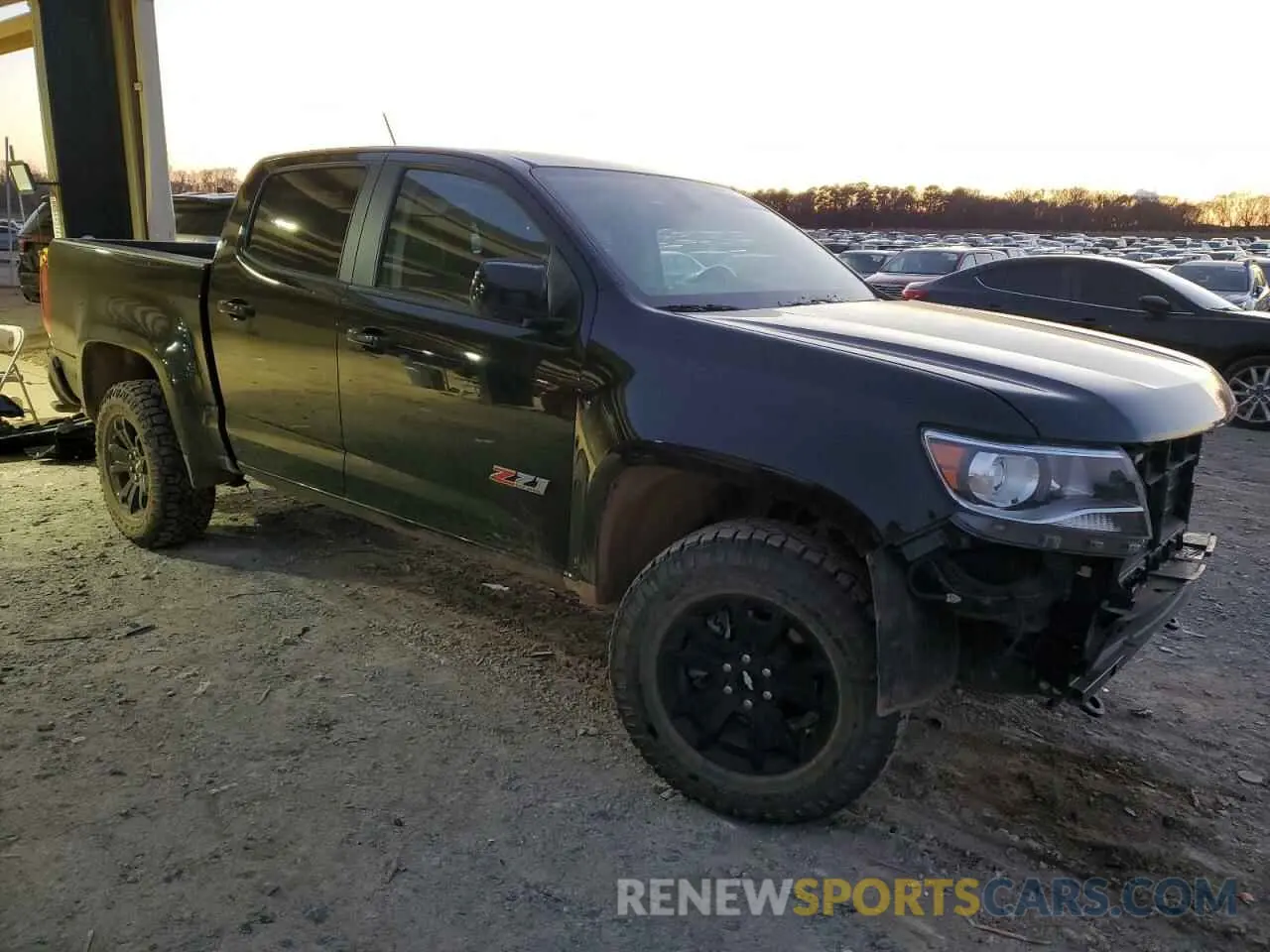 4 Фотография поврежденного автомобиля 1GCGTDEN0N1306960 CHEVROLET COLORADO 2022
