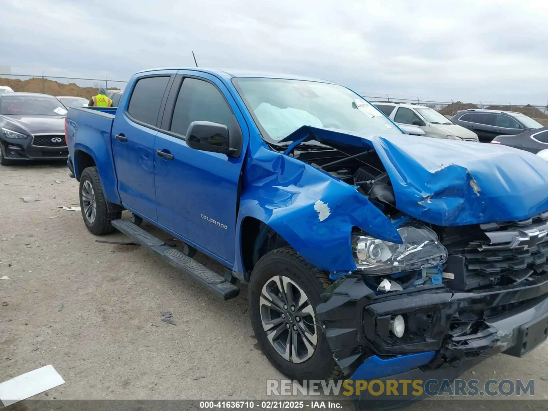 1 Фотография поврежденного автомобиля 1GCGTDEN1N1316915 CHEVROLET COLORADO 2022