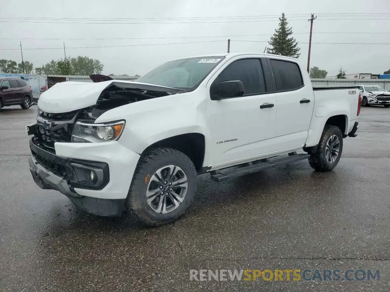 1 Photograph of a damaged car 1GCGTDEN3N1218436 CHEVROLET COLORADO 2022