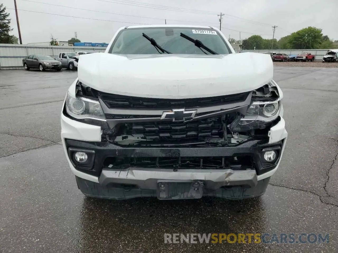5 Photograph of a damaged car 1GCGTDEN3N1218436 CHEVROLET COLORADO 2022