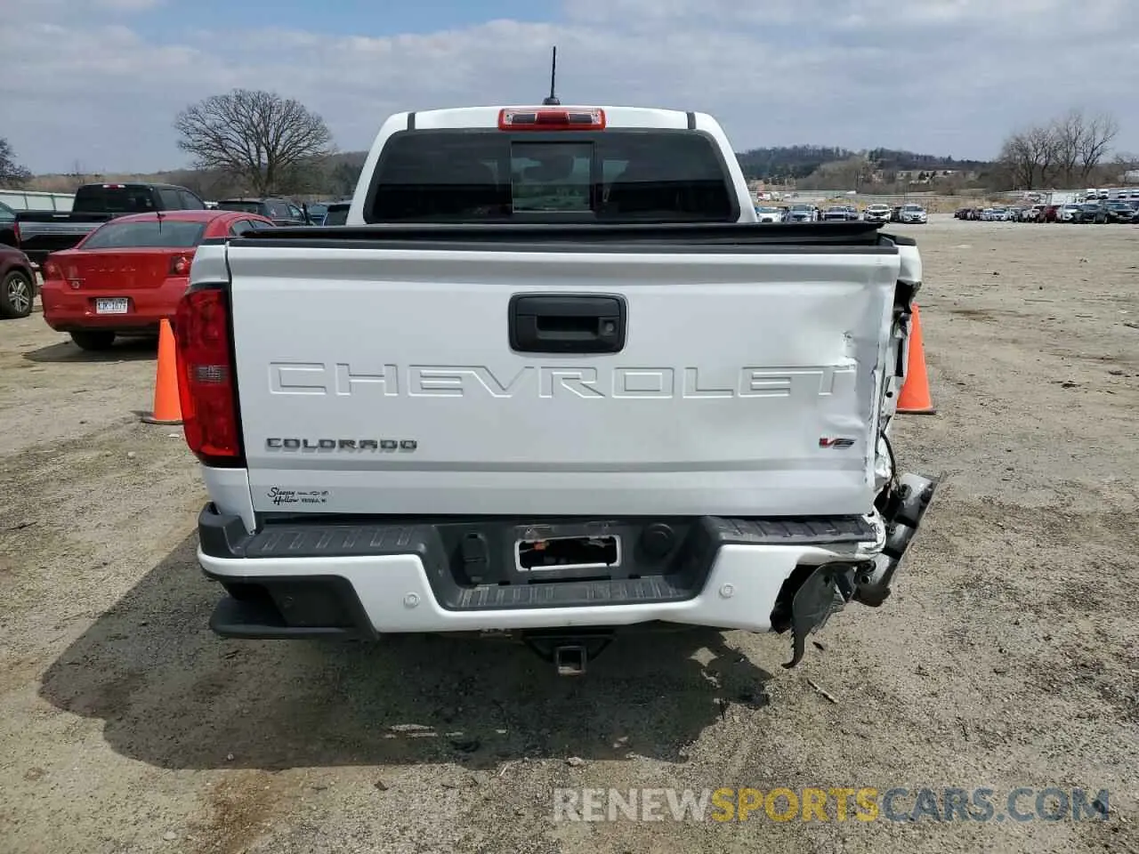 6 Фотография поврежденного автомобиля 1GCGTDEN7N1144311 CHEVROLET COLORADO 2022