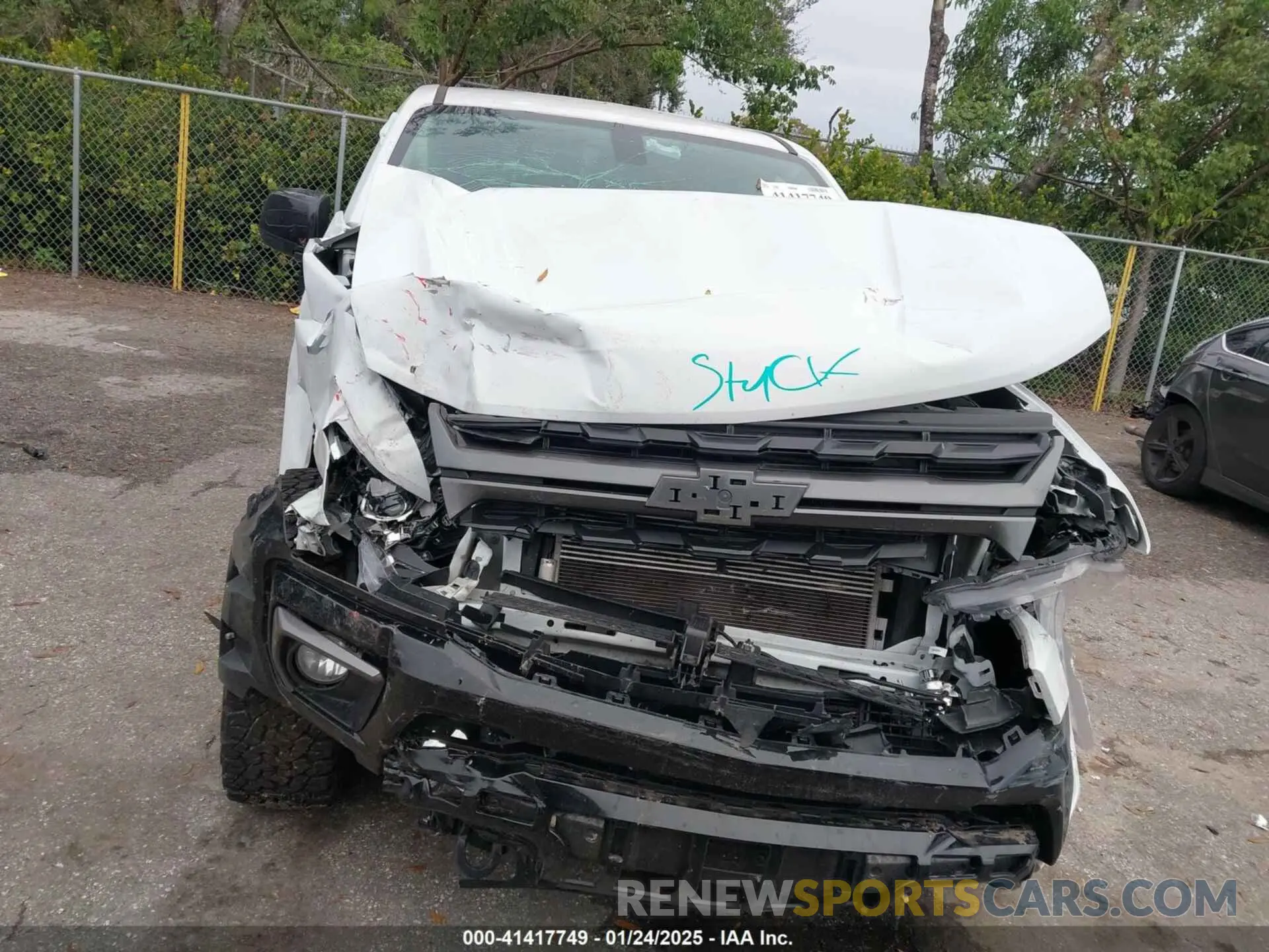 12 Фотография поврежденного автомобиля 1GCGTDEN7N1332410 CHEVROLET COLORADO 2022