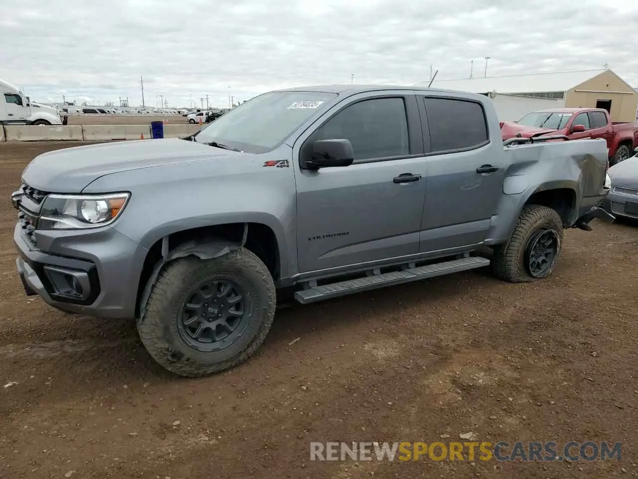 1 Photograph of a damaged car 1GCGTDENXN1110783 CHEVROLET COLORADO 2022