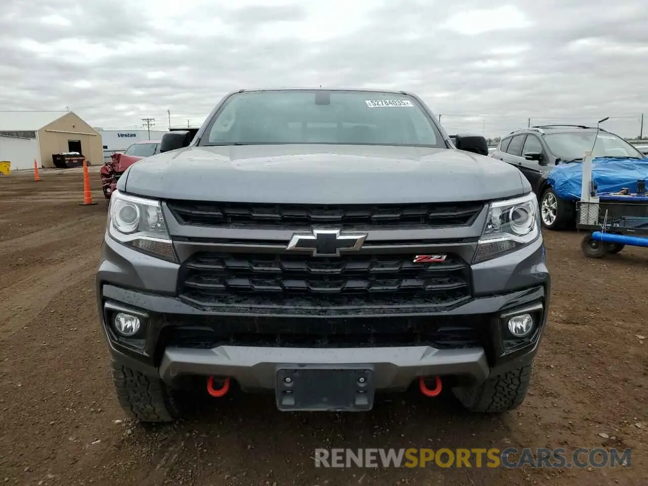 5 Photograph of a damaged car 1GCGTDENXN1110783 CHEVROLET COLORADO 2022