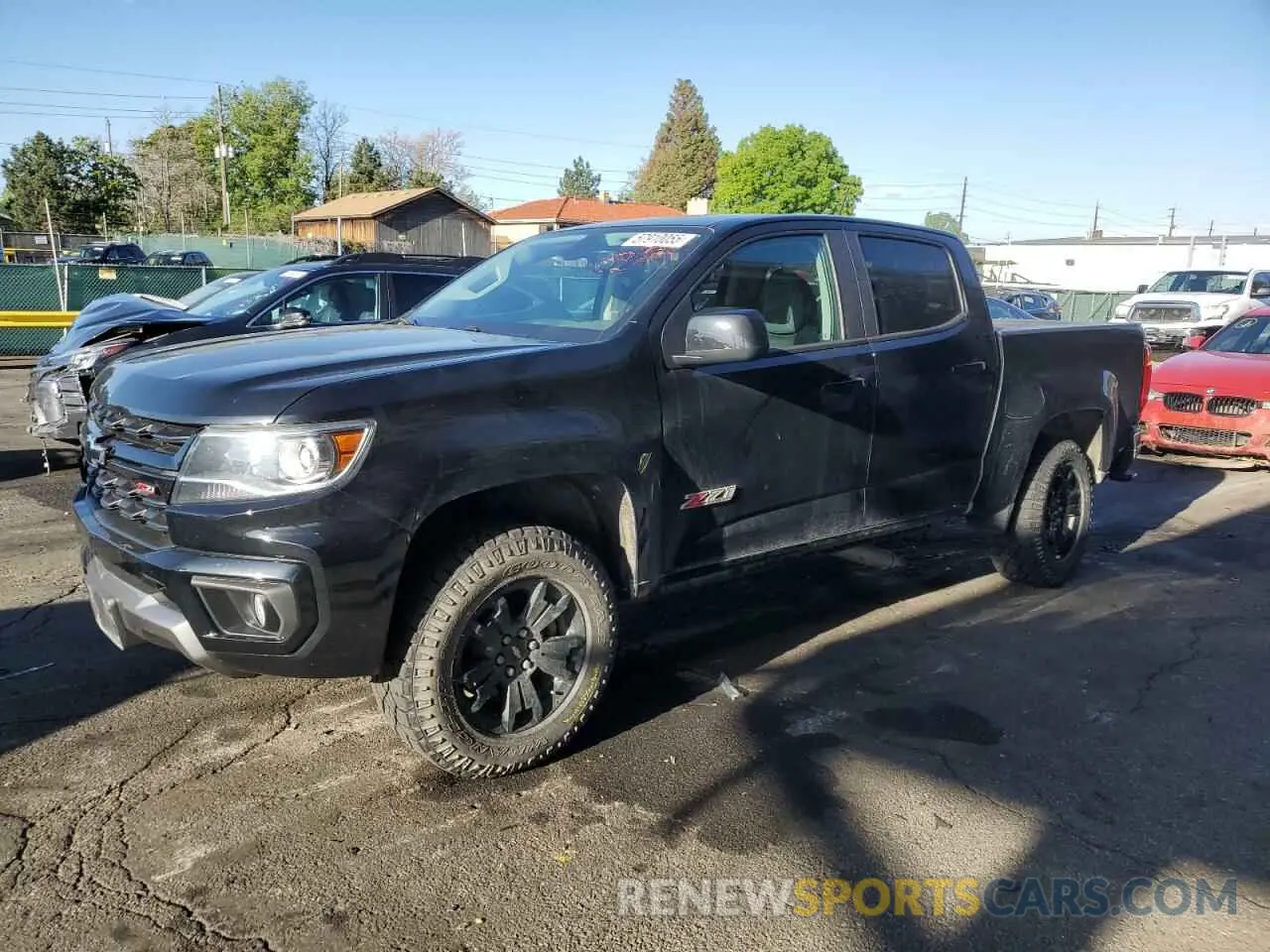 1 Photograph of a damaged car 1GCGTDENXN1273532 CHEVROLET COLORADO 2022