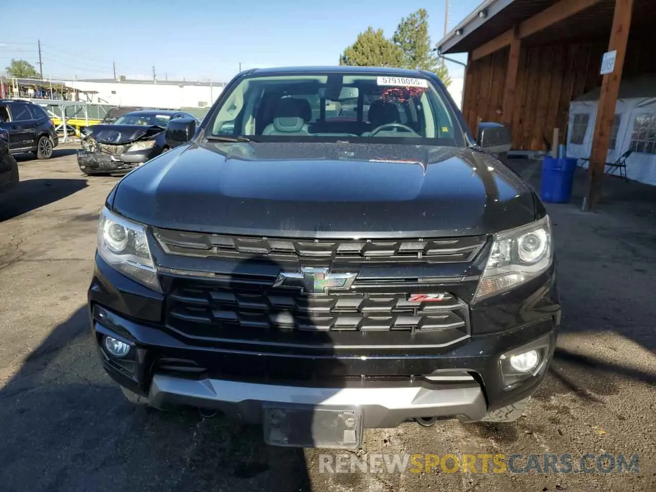 5 Photograph of a damaged car 1GCGTDENXN1273532 CHEVROLET COLORADO 2022