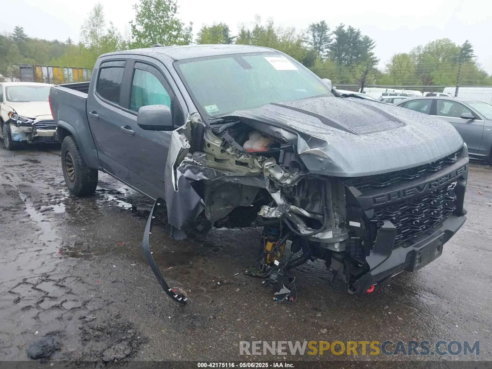 1 Photograph of a damaged car 1GCGTEEN2N1172880 CHEVROLET COLORADO 2022