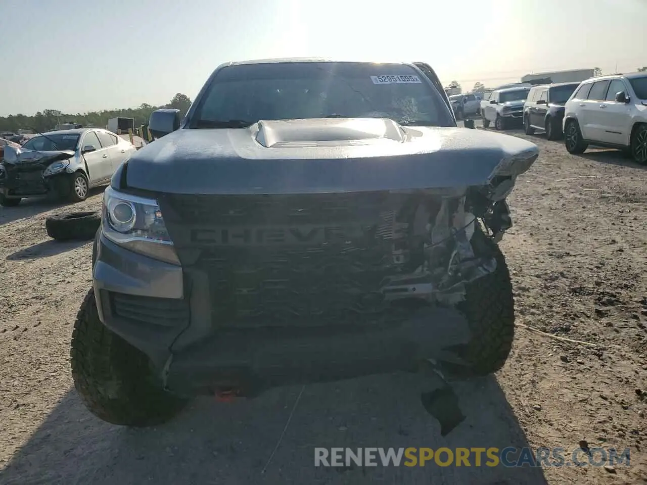 5 Photograph of a damaged car 1GCGTEEN4N1277825 CHEVROLET COLORADO 2022