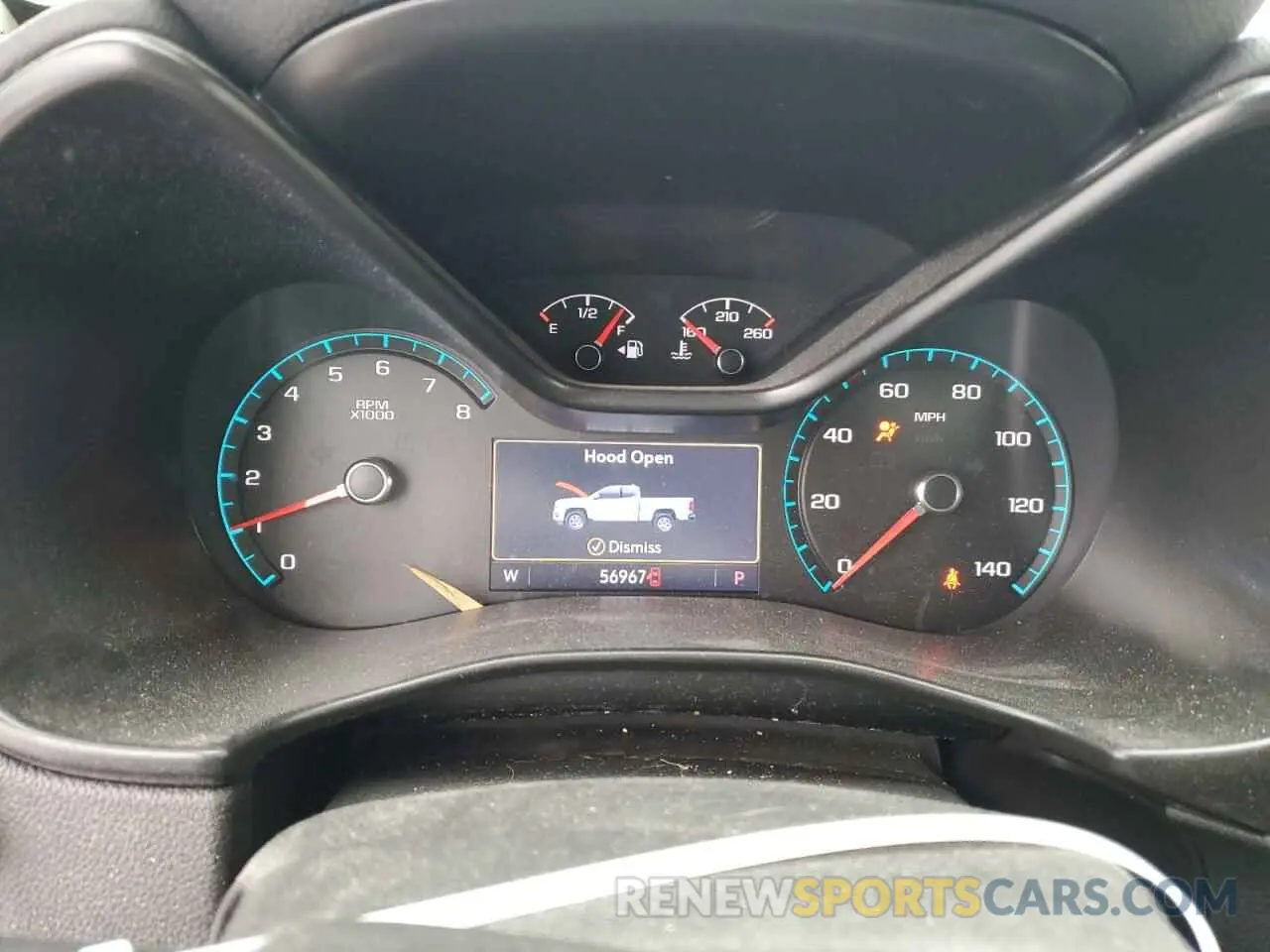 9 Photograph of a damaged car 1GCGTEEN7N1116854 CHEVROLET COLORADO 2022