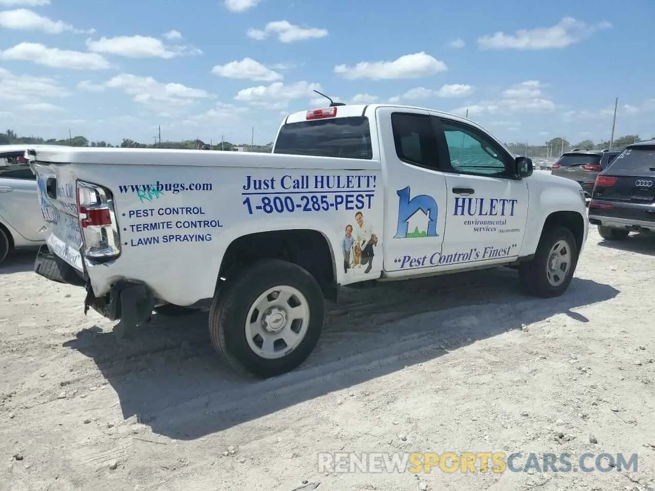 3 Photograph of a damaged car 1GCHSBEA1N1122376 CHEVROLET COLORADO 2022