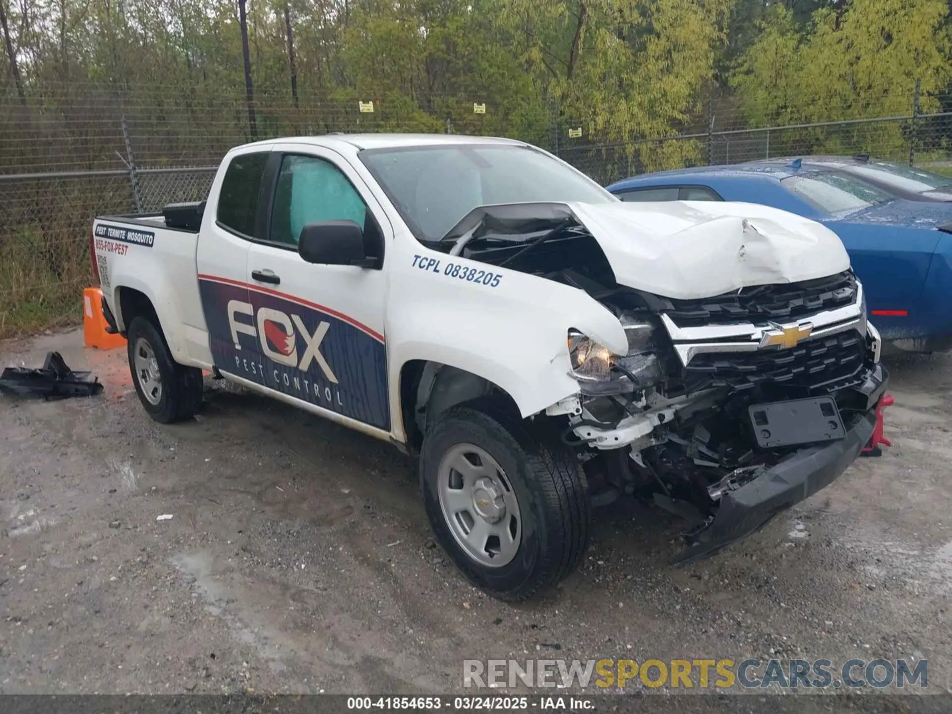 1 Photograph of a damaged car 1GCHSBEA4N1234377 CHEVROLET COLORADO 2022