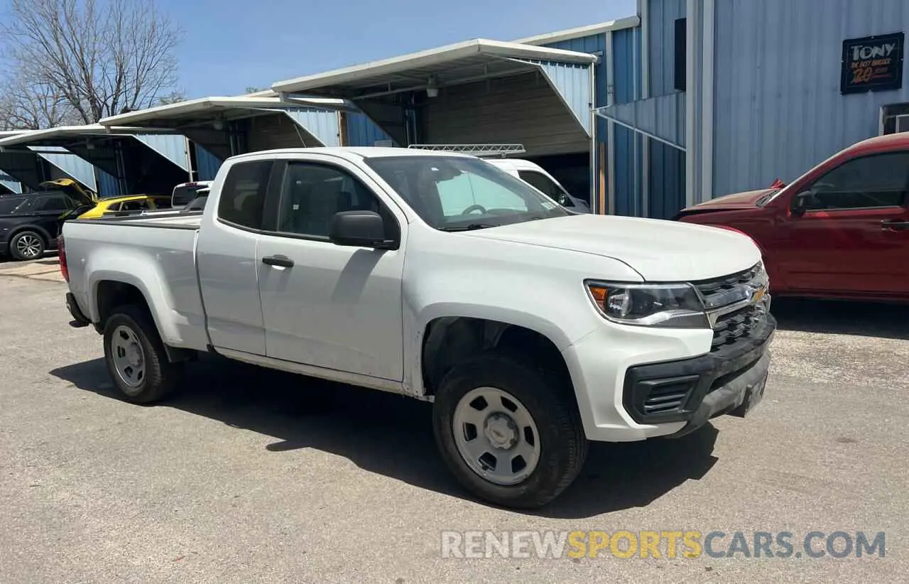 1 Photograph of a damaged car 1GCHSBEA5N1234355 CHEVROLET COLORADO 2022