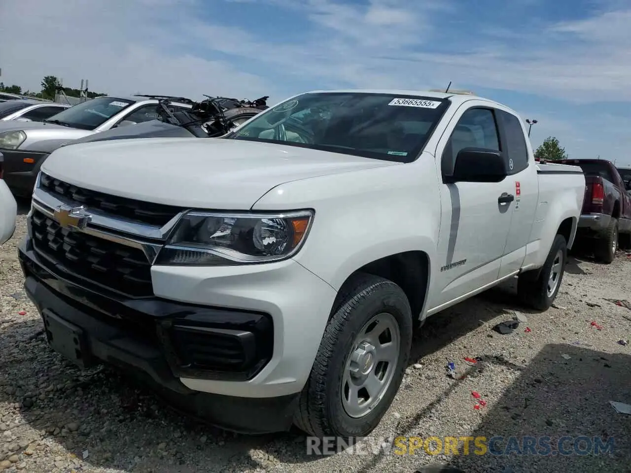 1 Photograph of a damaged car 1GCHSBEA8N1124559 CHEVROLET COLORADO 2022
