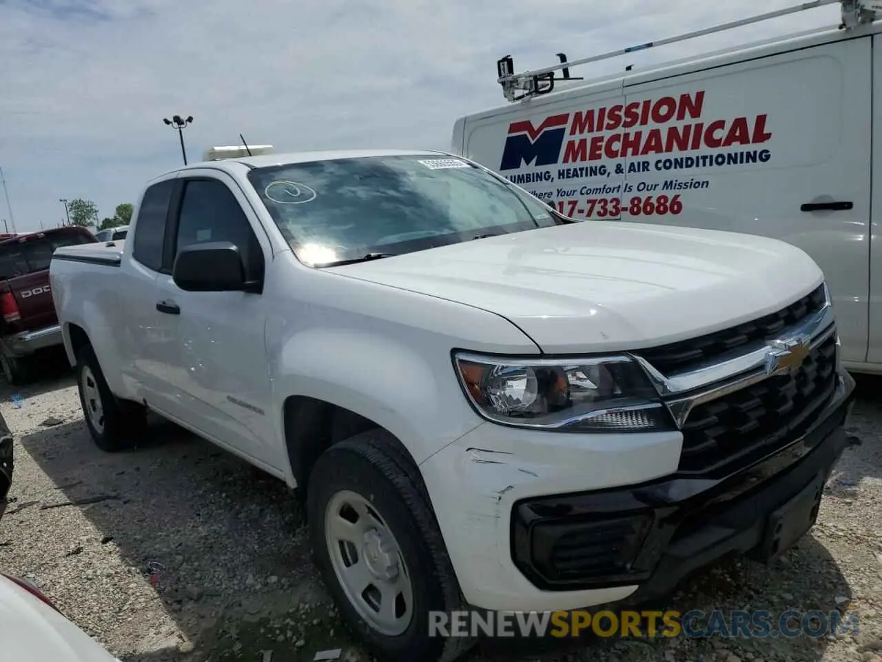 4 Photograph of a damaged car 1GCHSBEA8N1124559 CHEVROLET COLORADO 2022