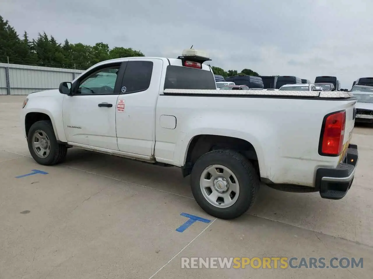 2 Фотография поврежденного автомобиля 1GCHSBEA8N1140518 CHEVROLET COLORADO 2022