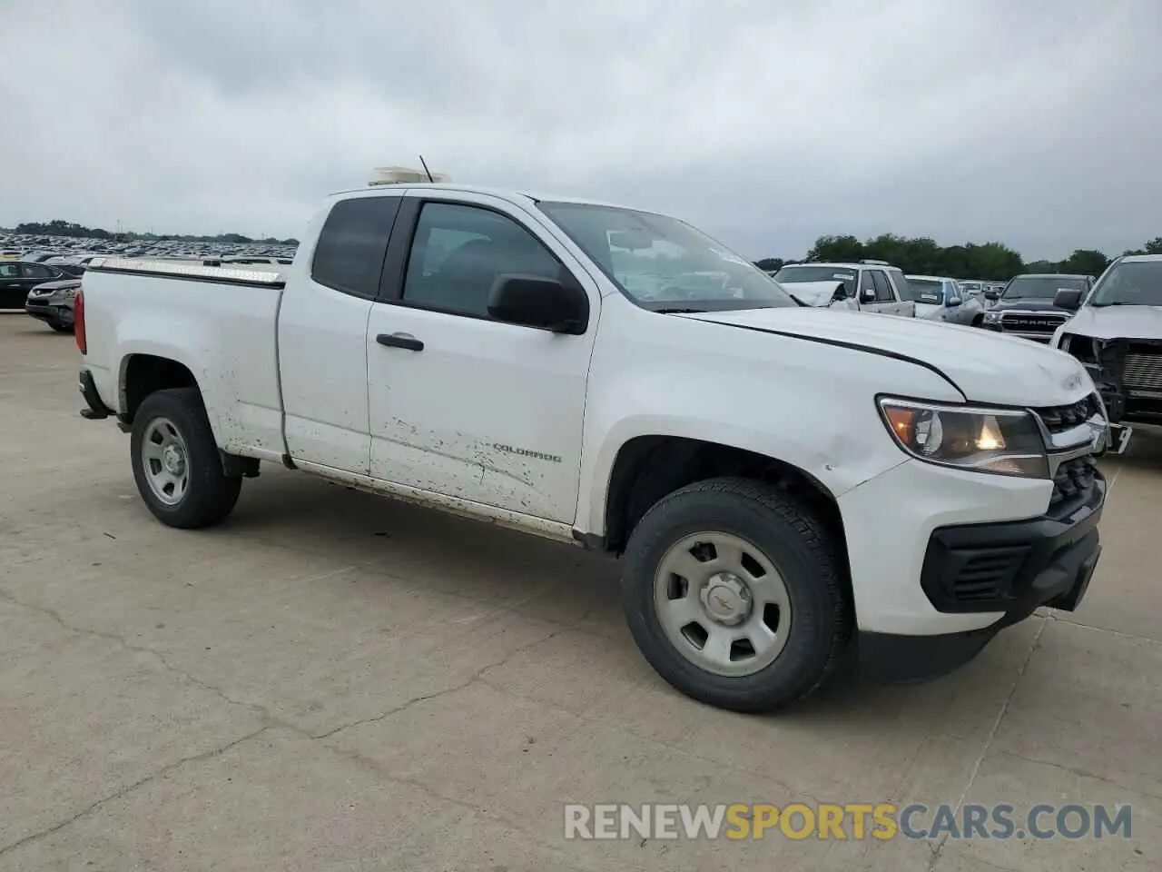 4 Фотография поврежденного автомобиля 1GCHSBEA8N1140518 CHEVROLET COLORADO 2022