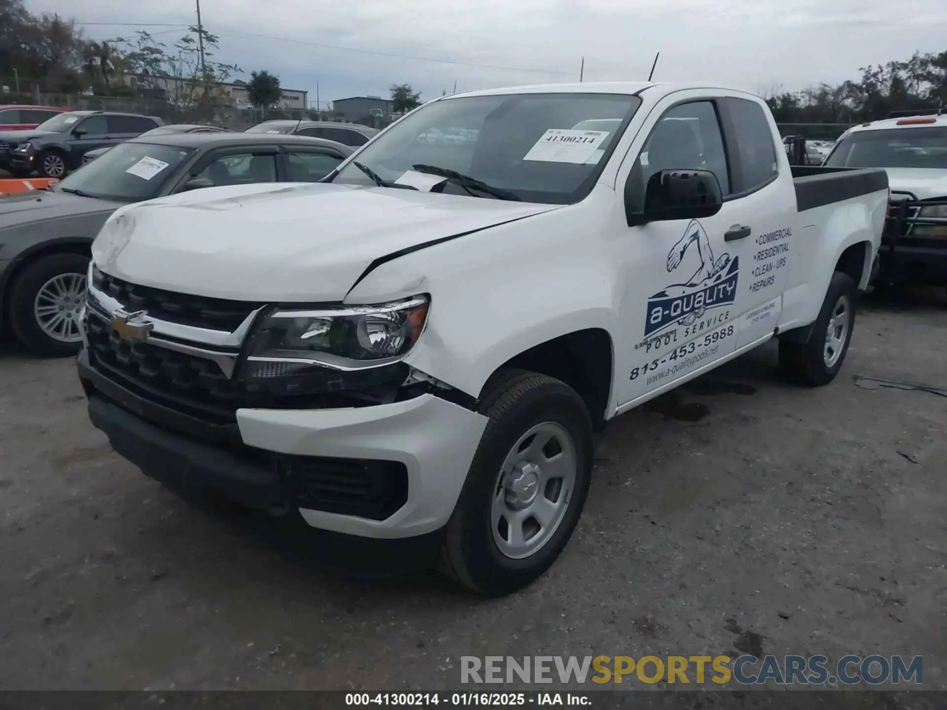 2 Фотография поврежденного автомобиля 1GCHSBEA8N1264935 CHEVROLET COLORADO 2022