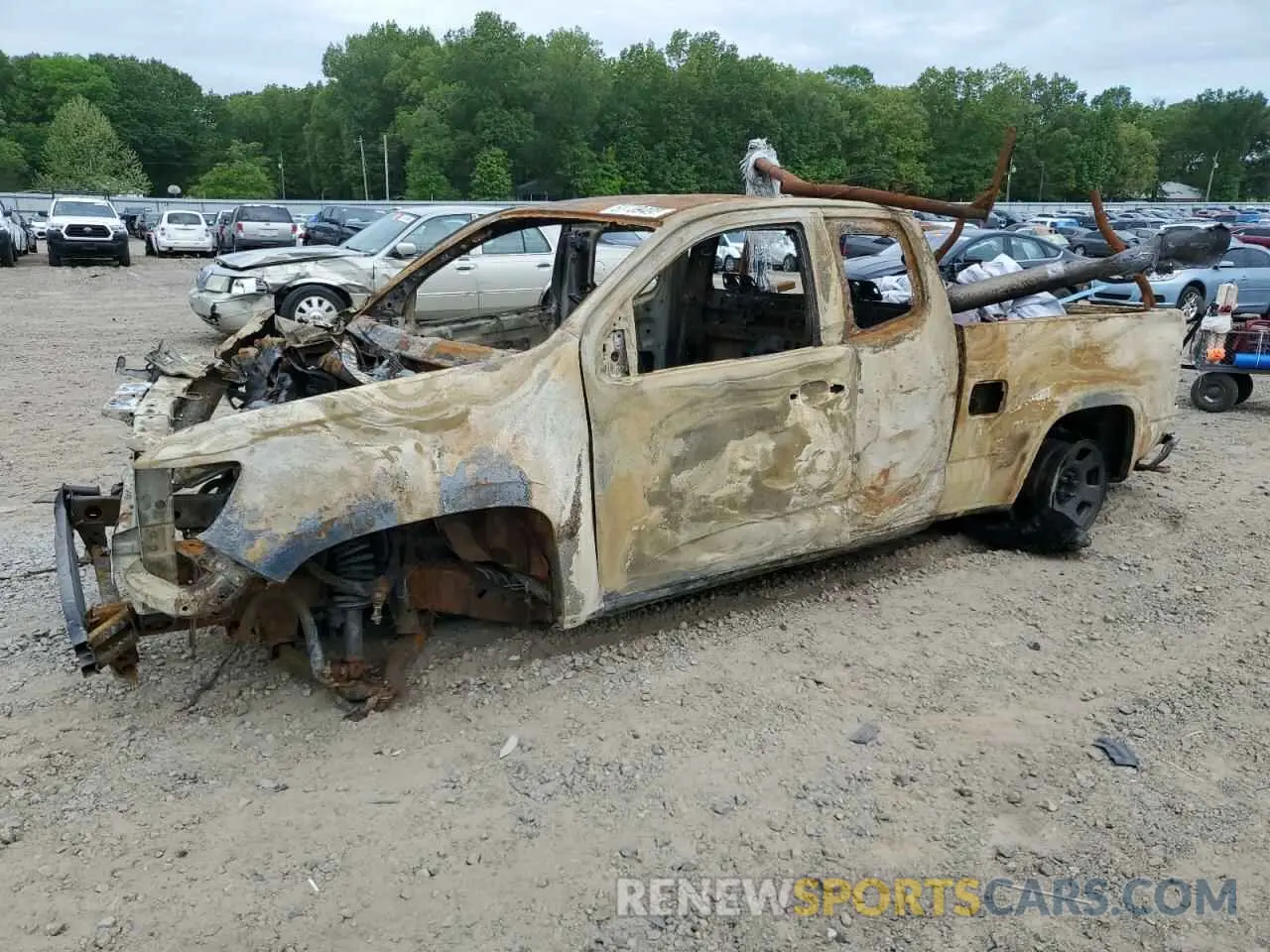 1 Photograph of a damaged car 1GCHSBEA9N1312880 CHEVROLET COLORADO 2022