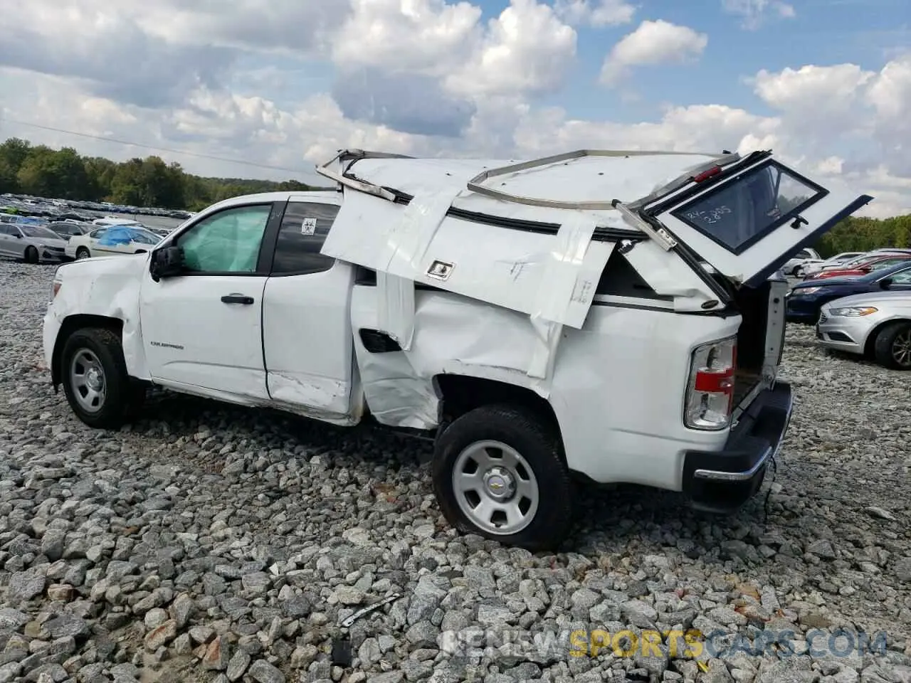 2 Фотография поврежденного автомобиля 1GCHSBEAXN1114194 CHEVROLET COLORADO 2022