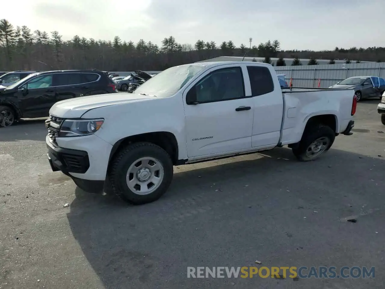 1 Photograph of a damaged car 1GCHSBEN1N1314402 CHEVROLET COLORADO 2022