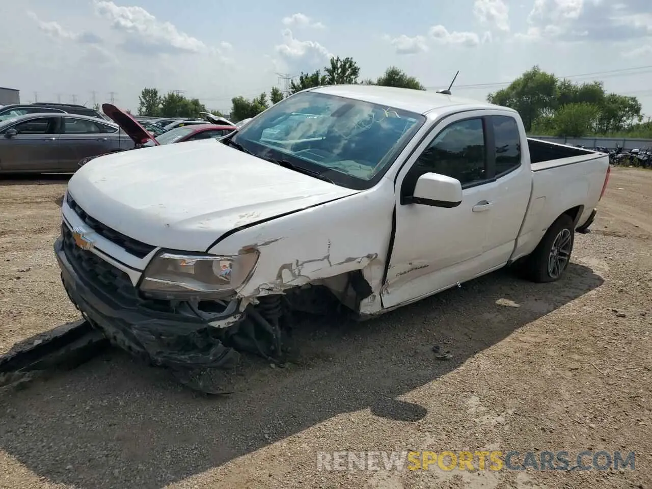 1 Photograph of a damaged car 1GCHSBEN3N1124777 CHEVROLET COLORADO 2022